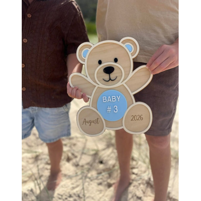 Pregnancy Announcement Teddy