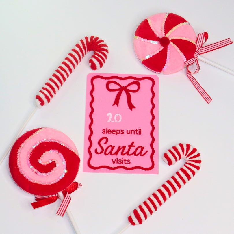 Pink Christmas Countdown