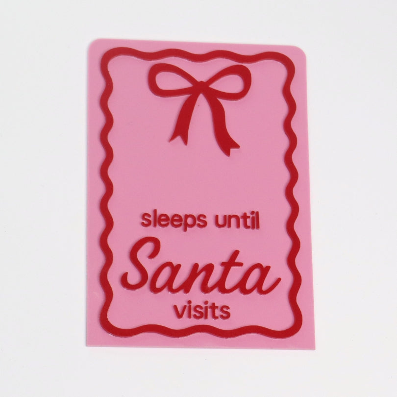 Pink Christmas Countdown