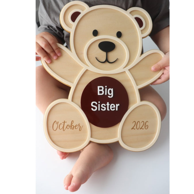 Pregnancy Announcement Teddy