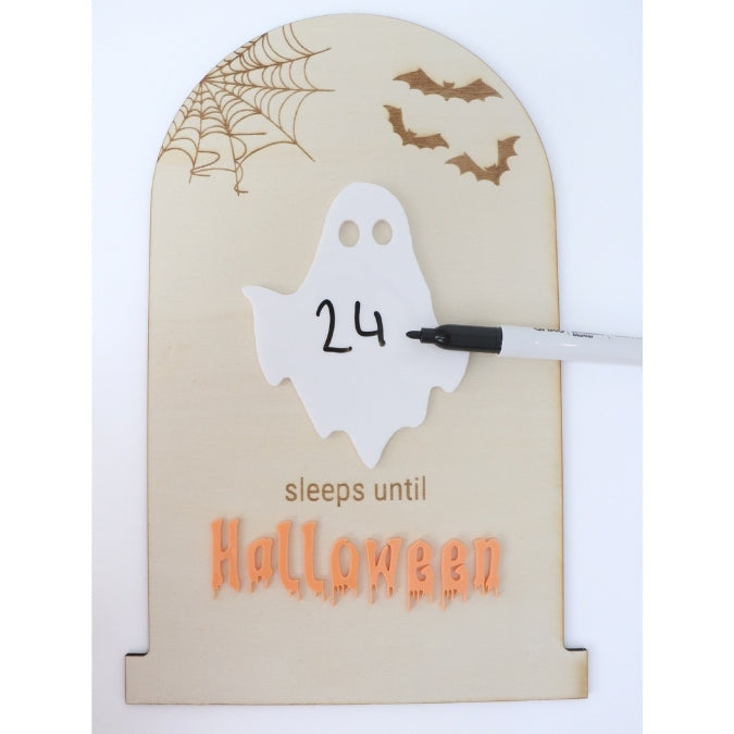 Halloween Countdown - Wood