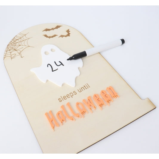 Halloween Countdown - Wood